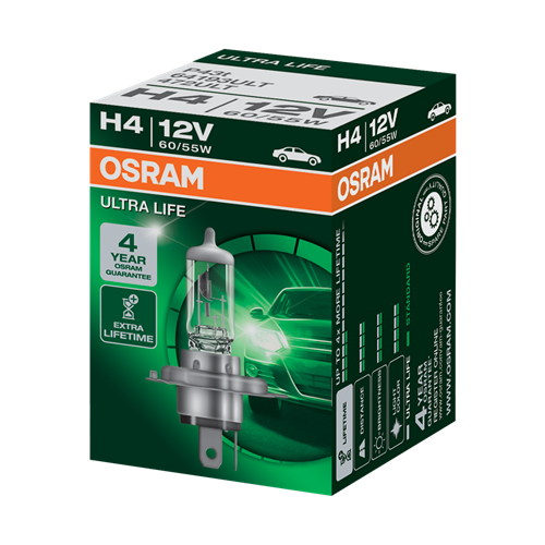 Osram H4 Ultra Life 12V 60/55W P45T